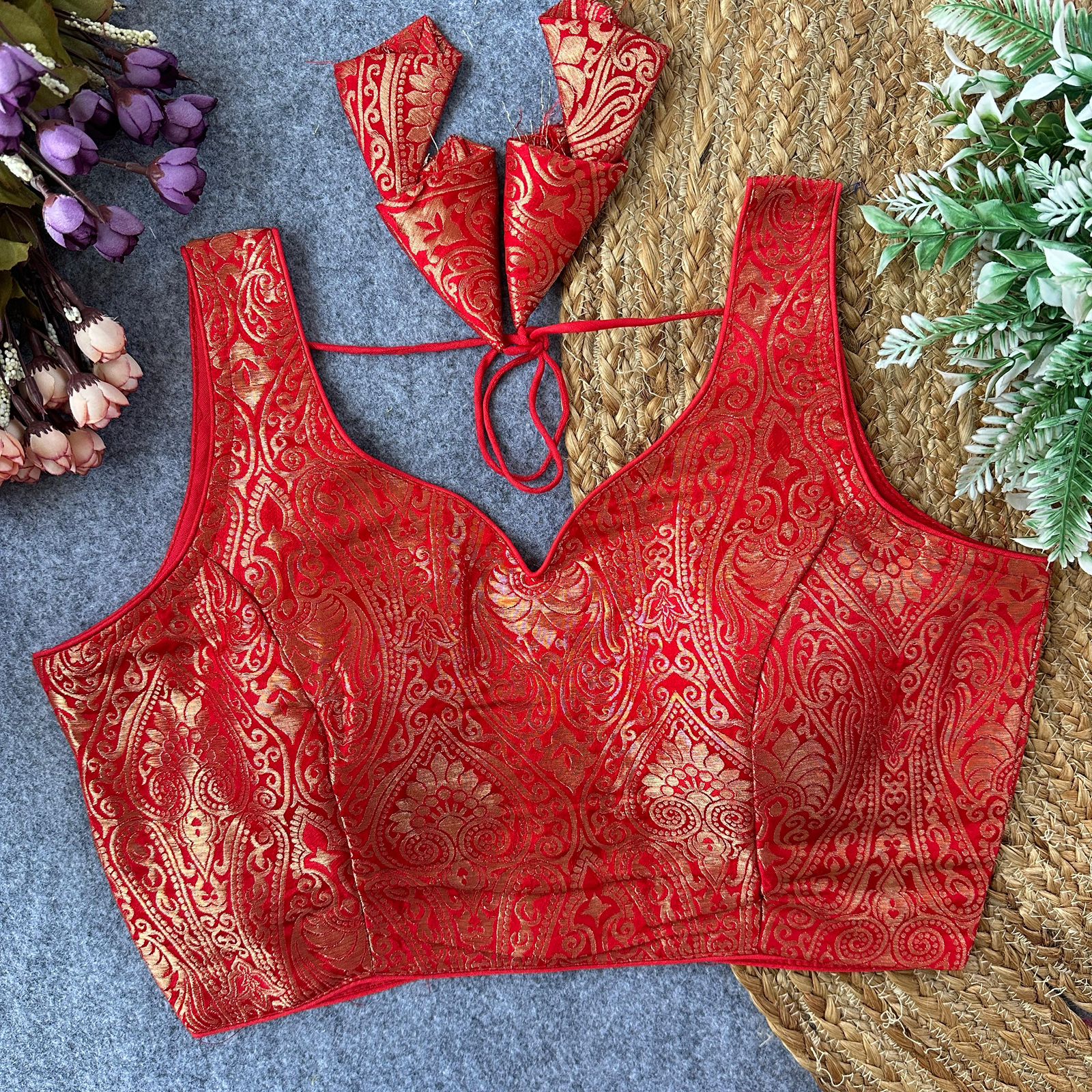 Golden Zari Blouse