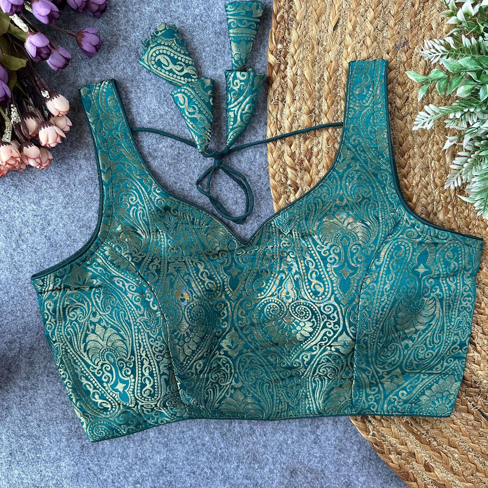 Golden Zari Blouse