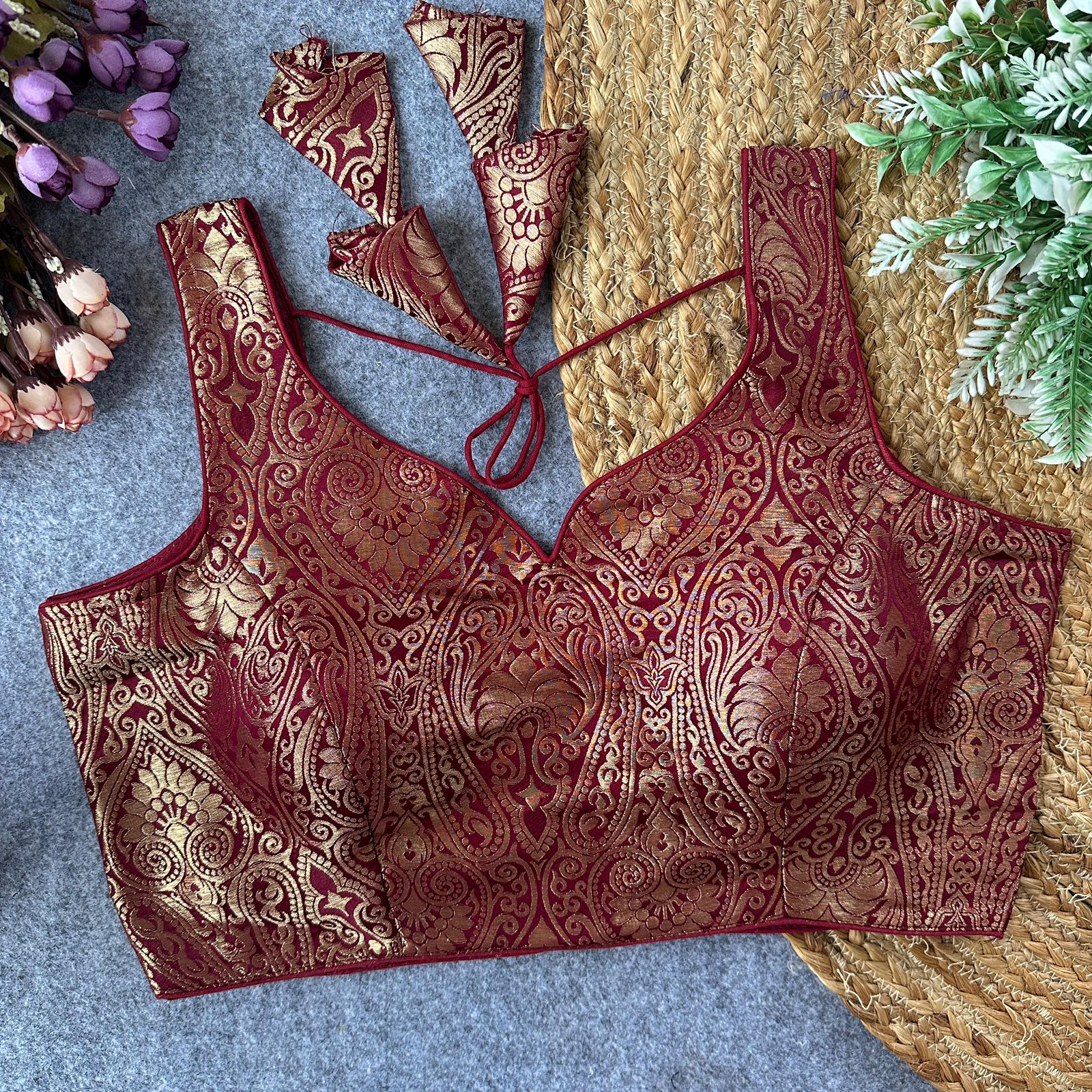 Golden Zari Blouse