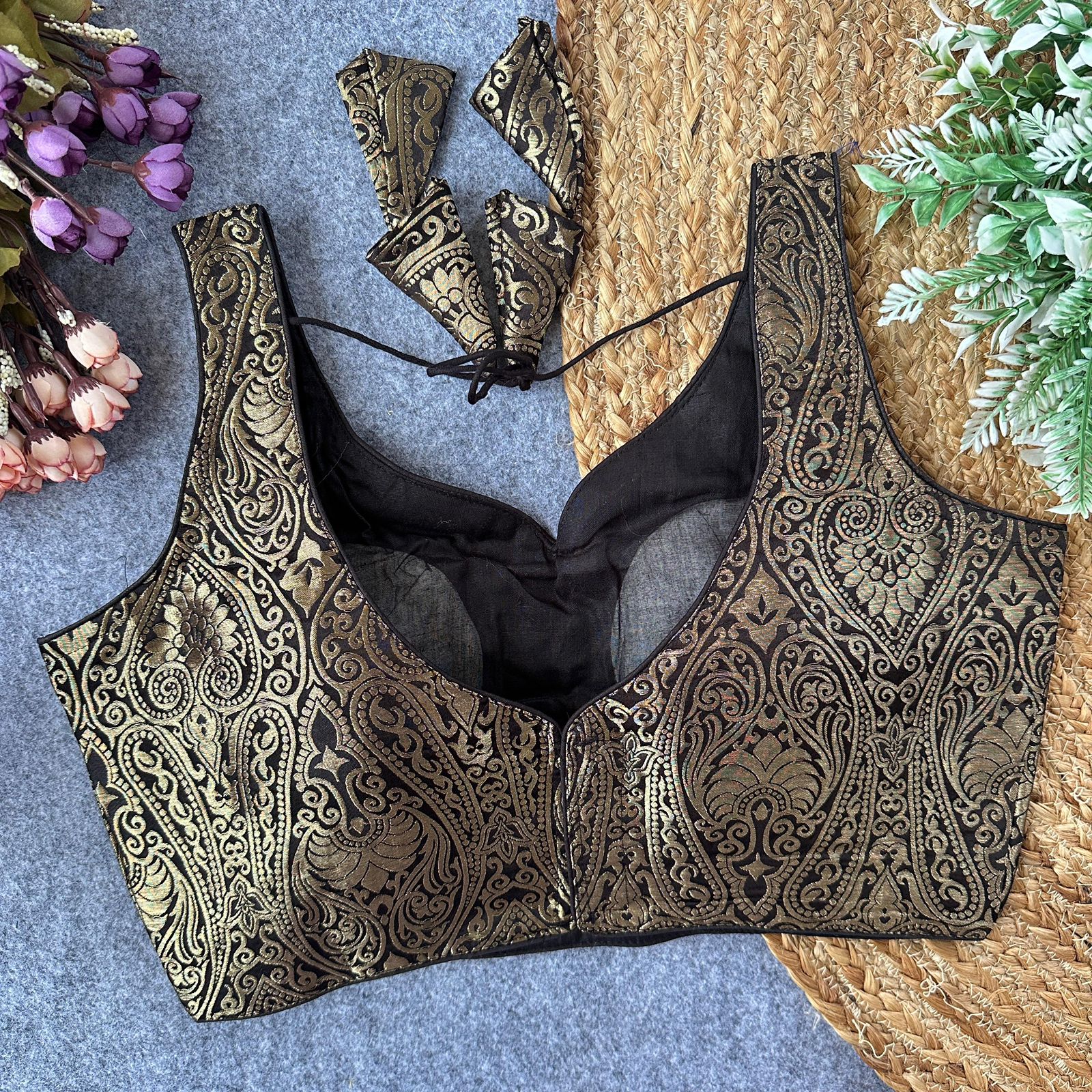 Golden Zari Blouse