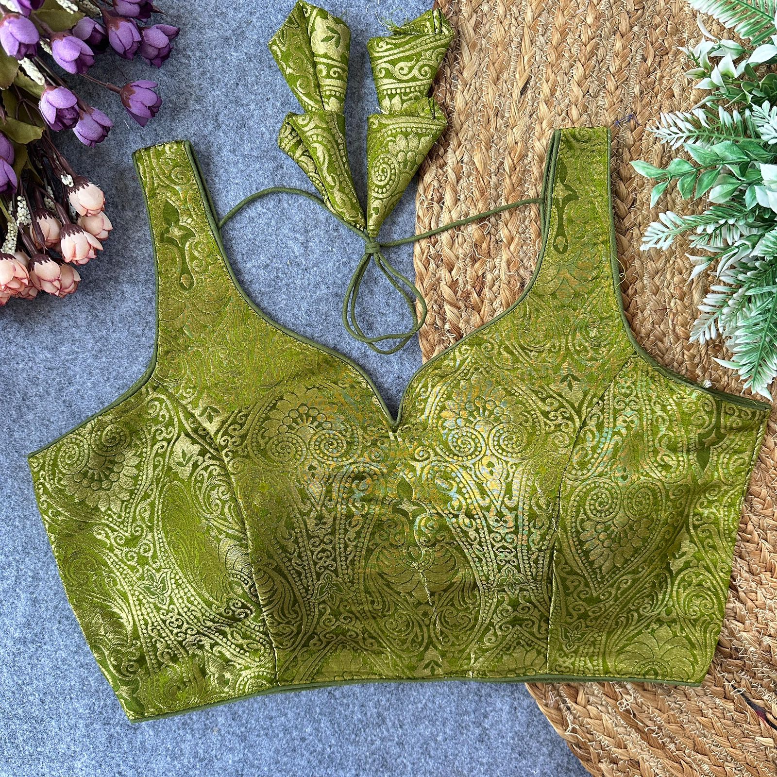 Golden Zari Blouse