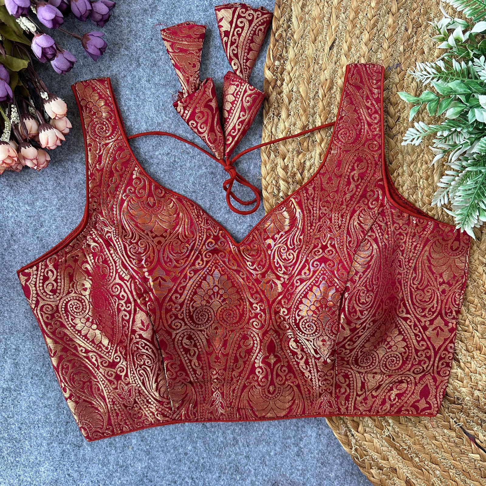 Golden Zari Blouse