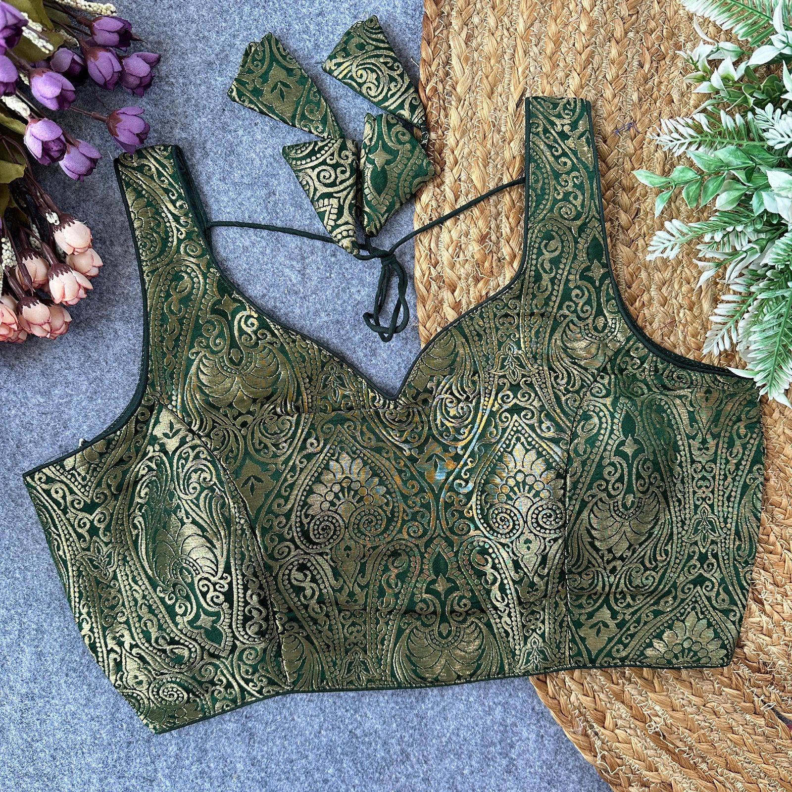 Golden Zari Blouse