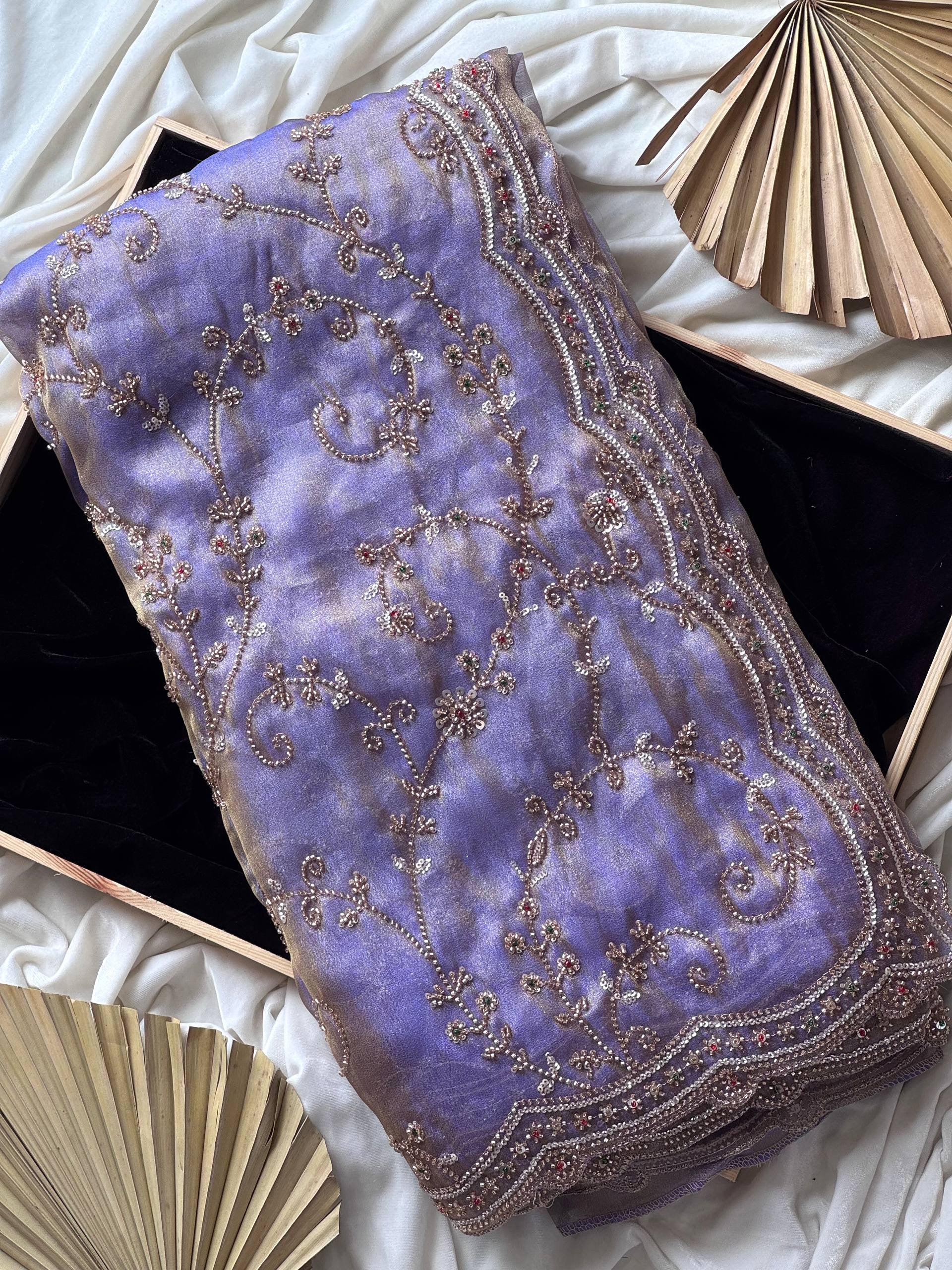 Indigo Saree