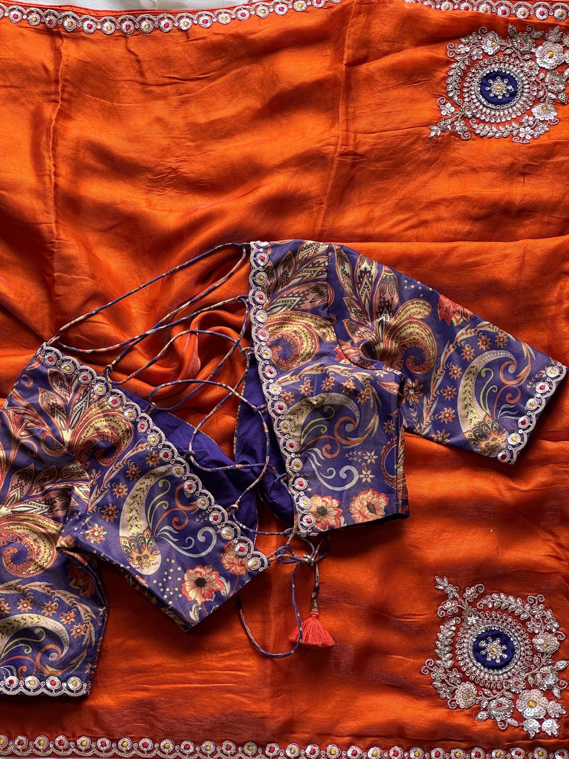 Saffron 2K26 saree
