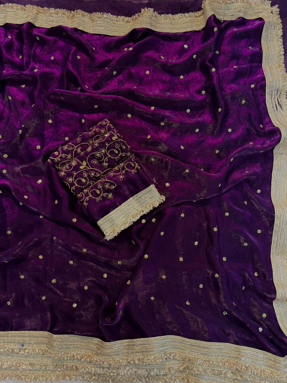 MEERA - SPACE SILK DUAL SHADE SAREE