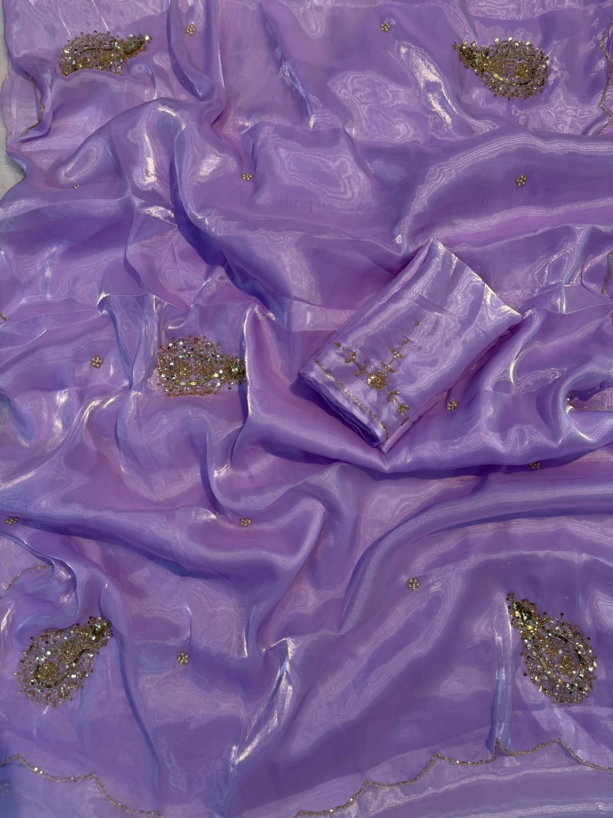 SHANAYA -  SATIN TISSUE ORGANZA  SAREE