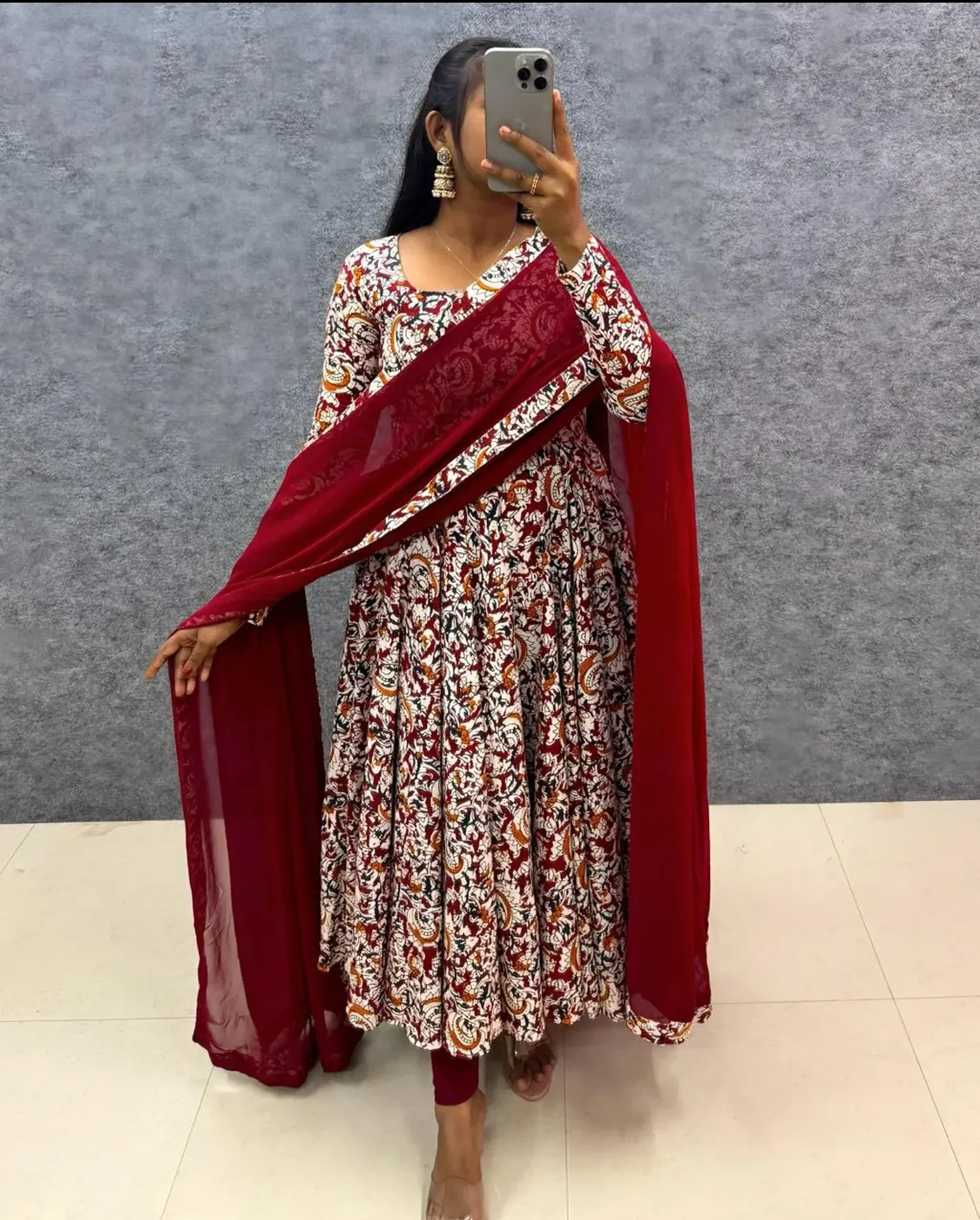 NILANA -KALAMKARI ANARKALI