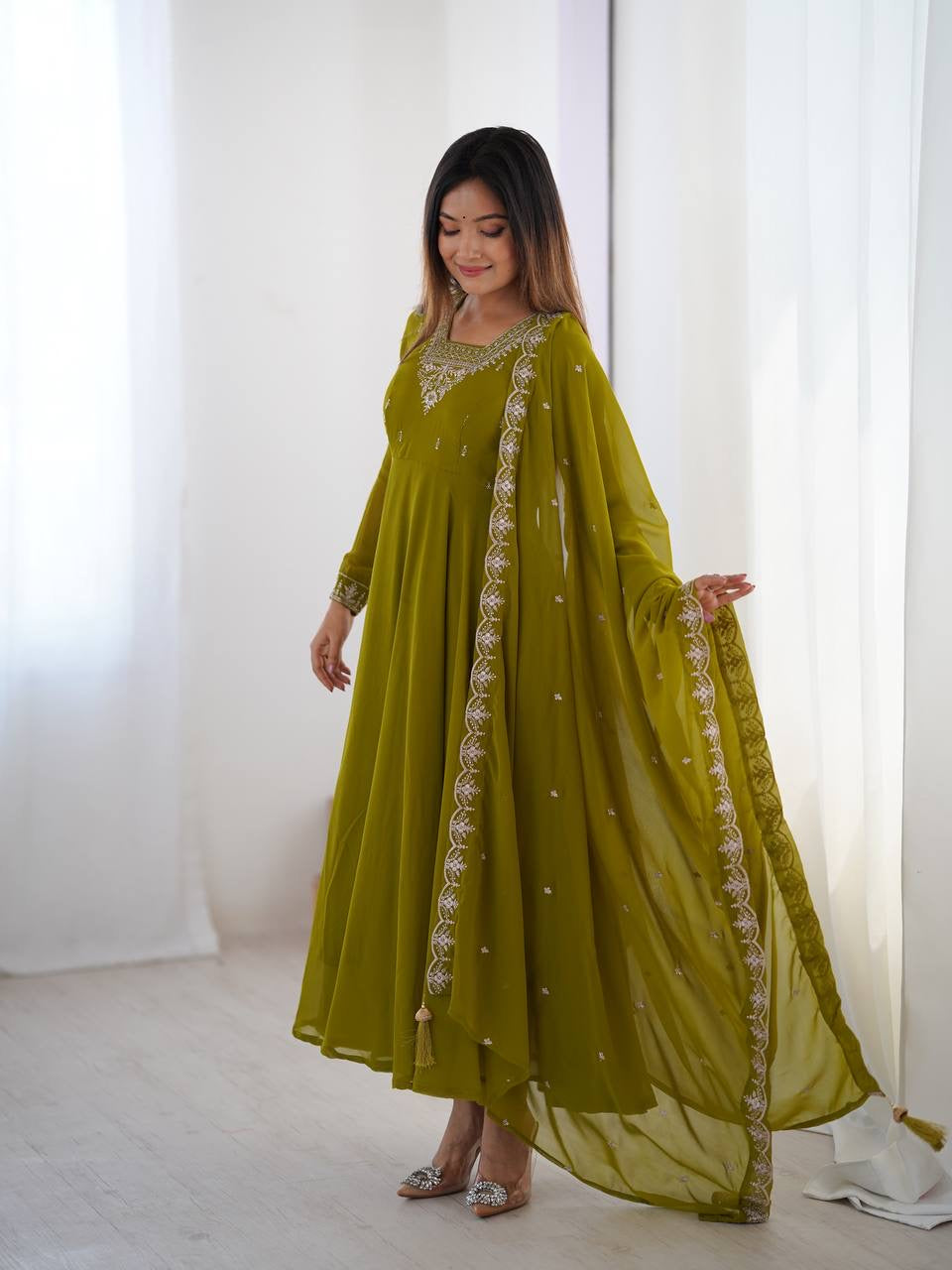 TULASI -  GEORGETTE ANARKALI SET