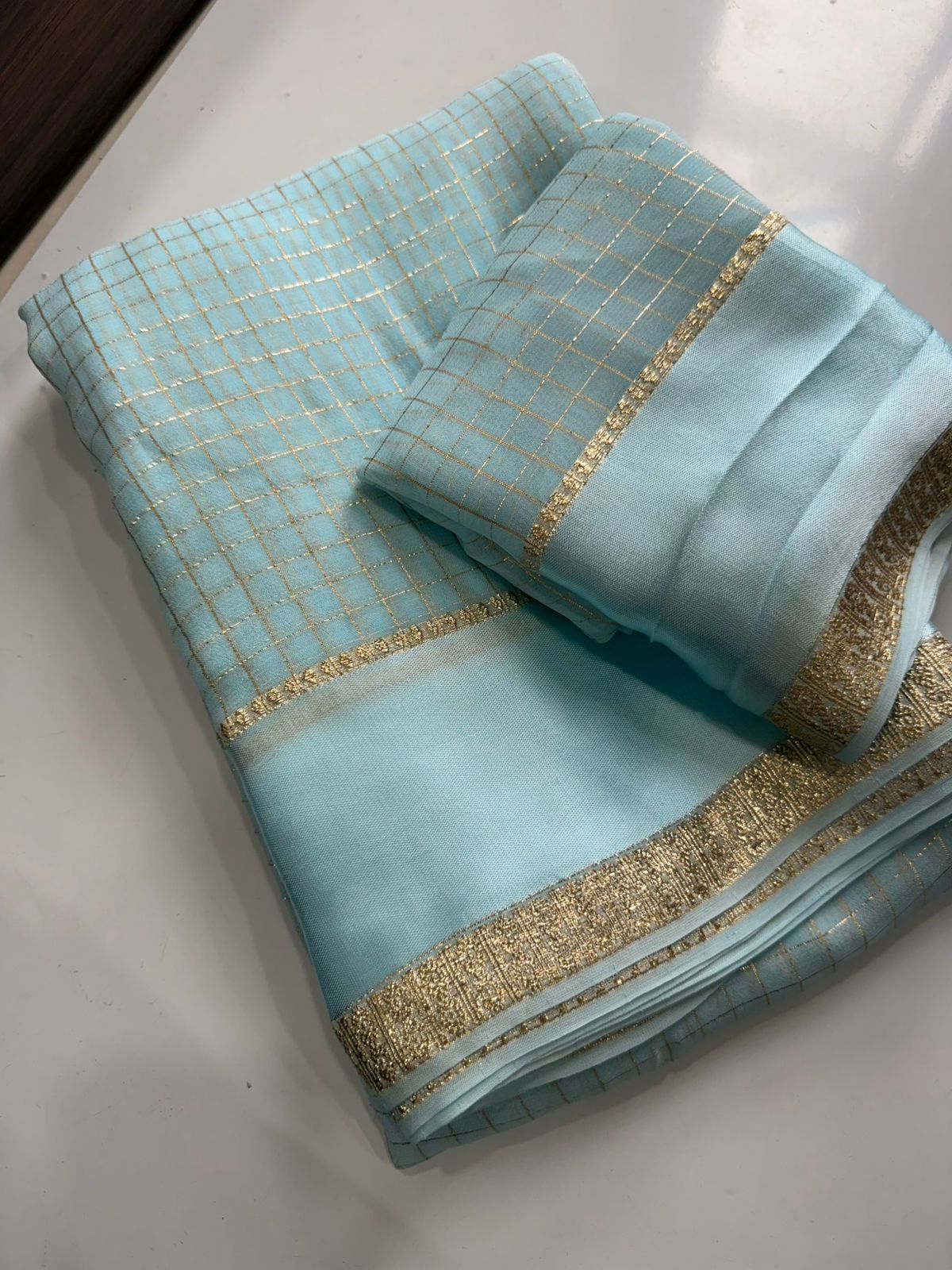 ZULFIA - VISCOSE GEORGETTE SAREE