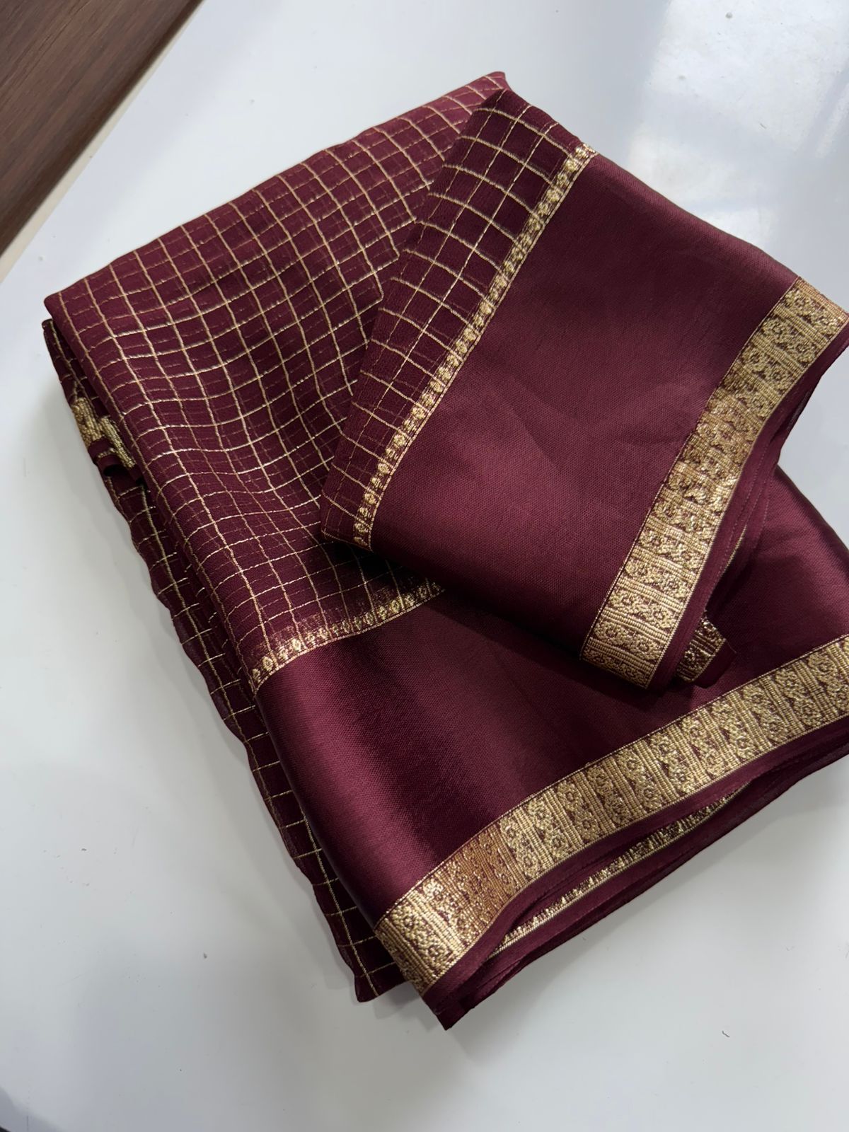ZULFIA - VISCOSE GEORGETTE SAREE