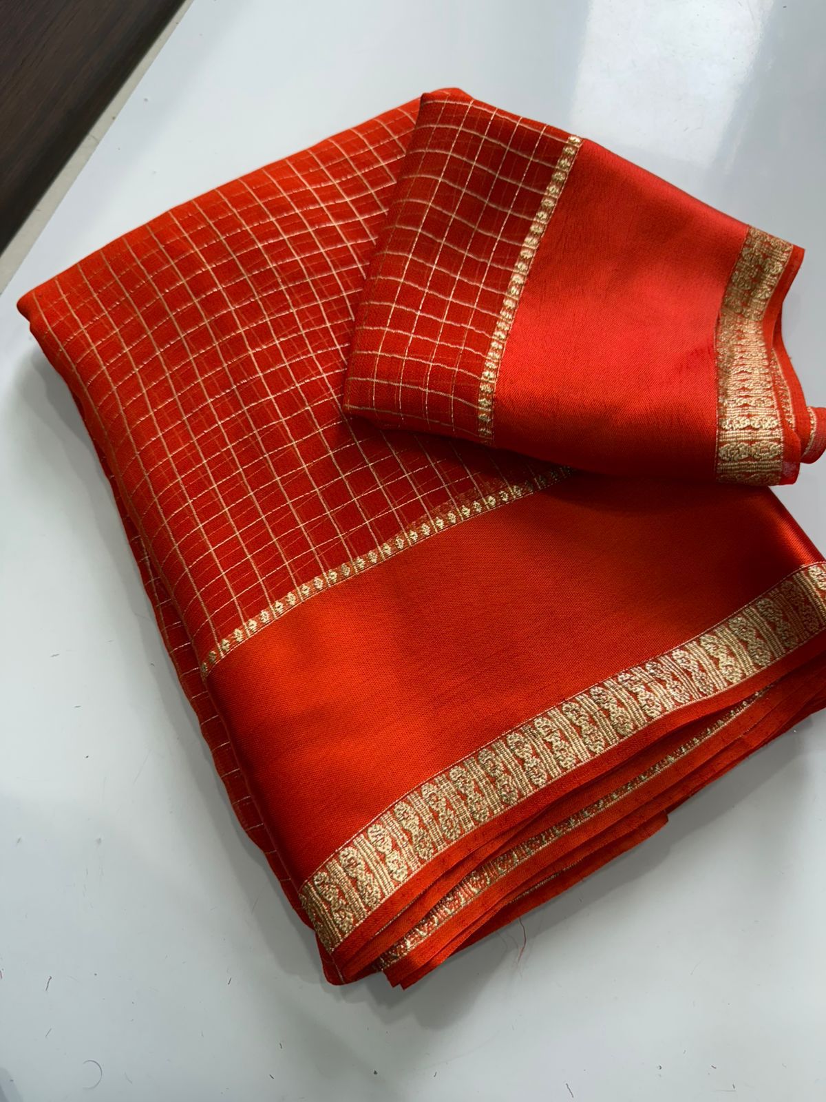 ZULFIA - VISCOSE GEORGETTE SAREE