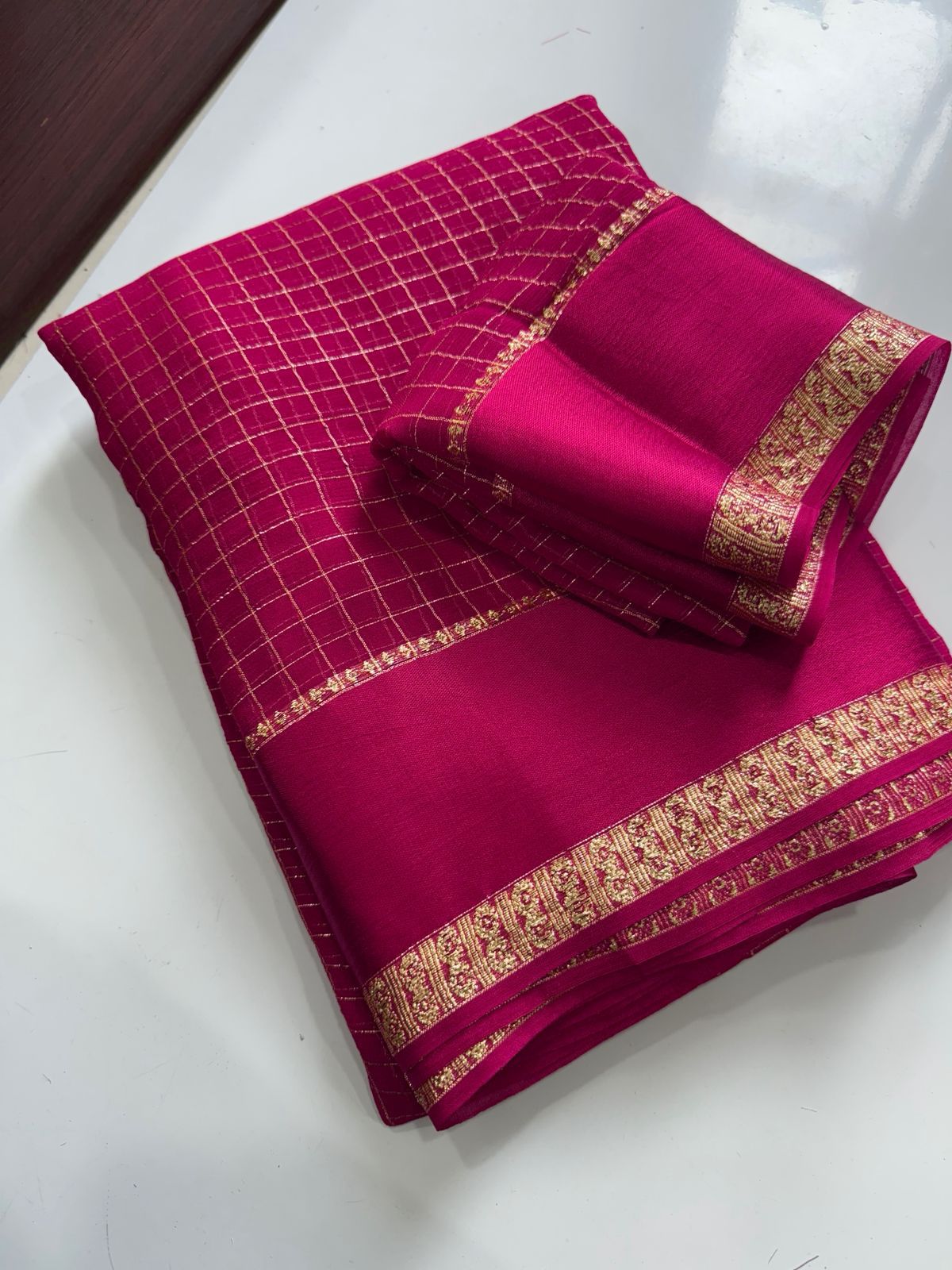 ZULFIA - VISCOSE GEORGETTE SAREE