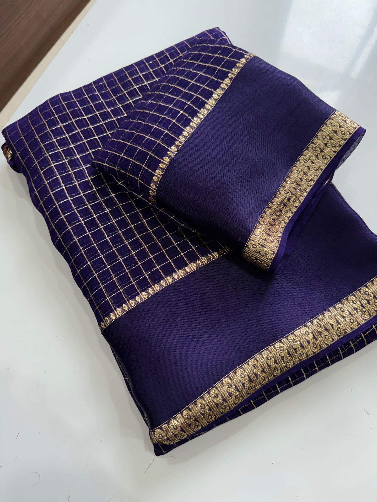 ZULFIA - VISCOSE GEORGETTE SAREE