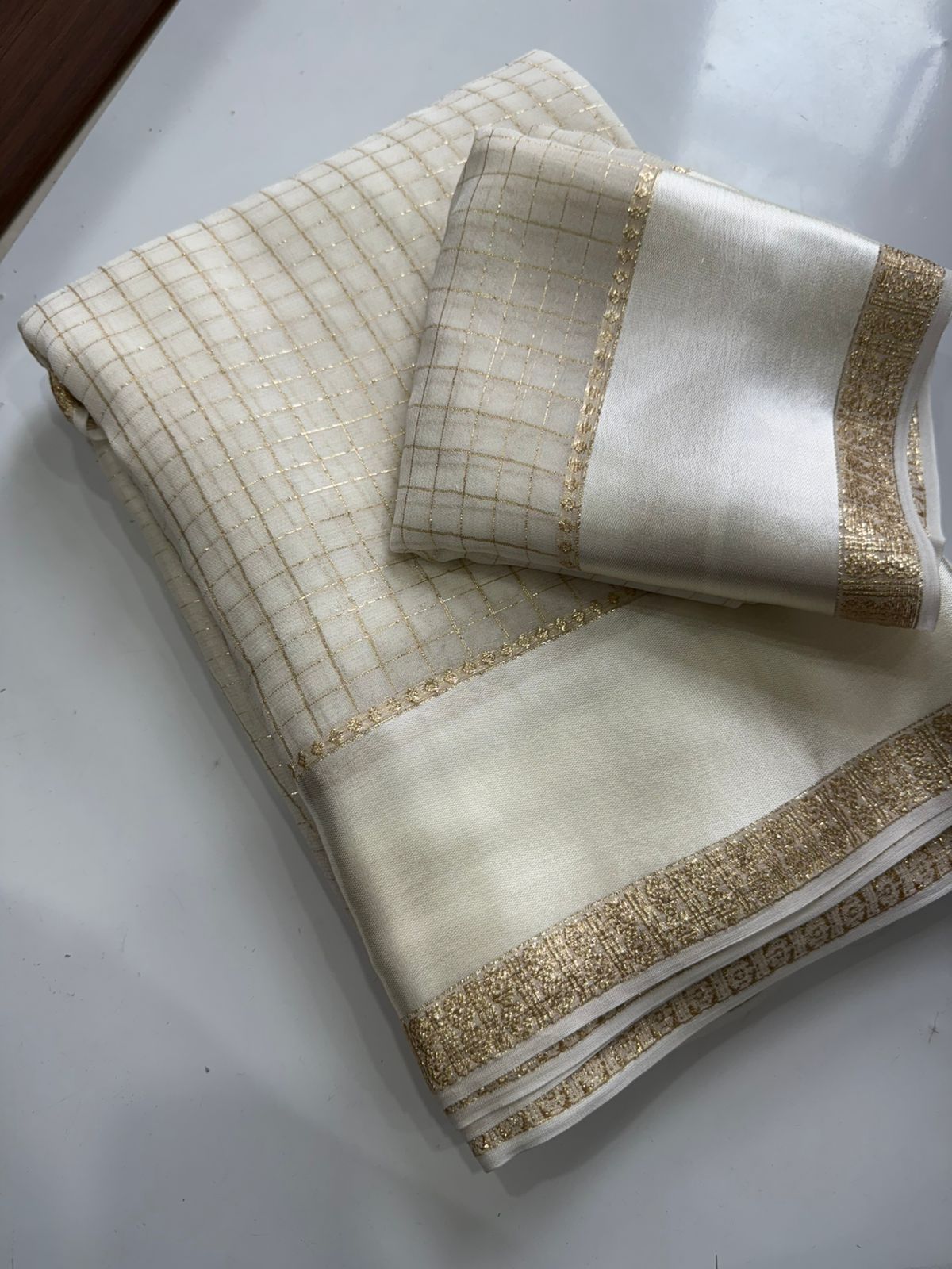 ZULFIA - VISCOSE GEORGETTE SAREE