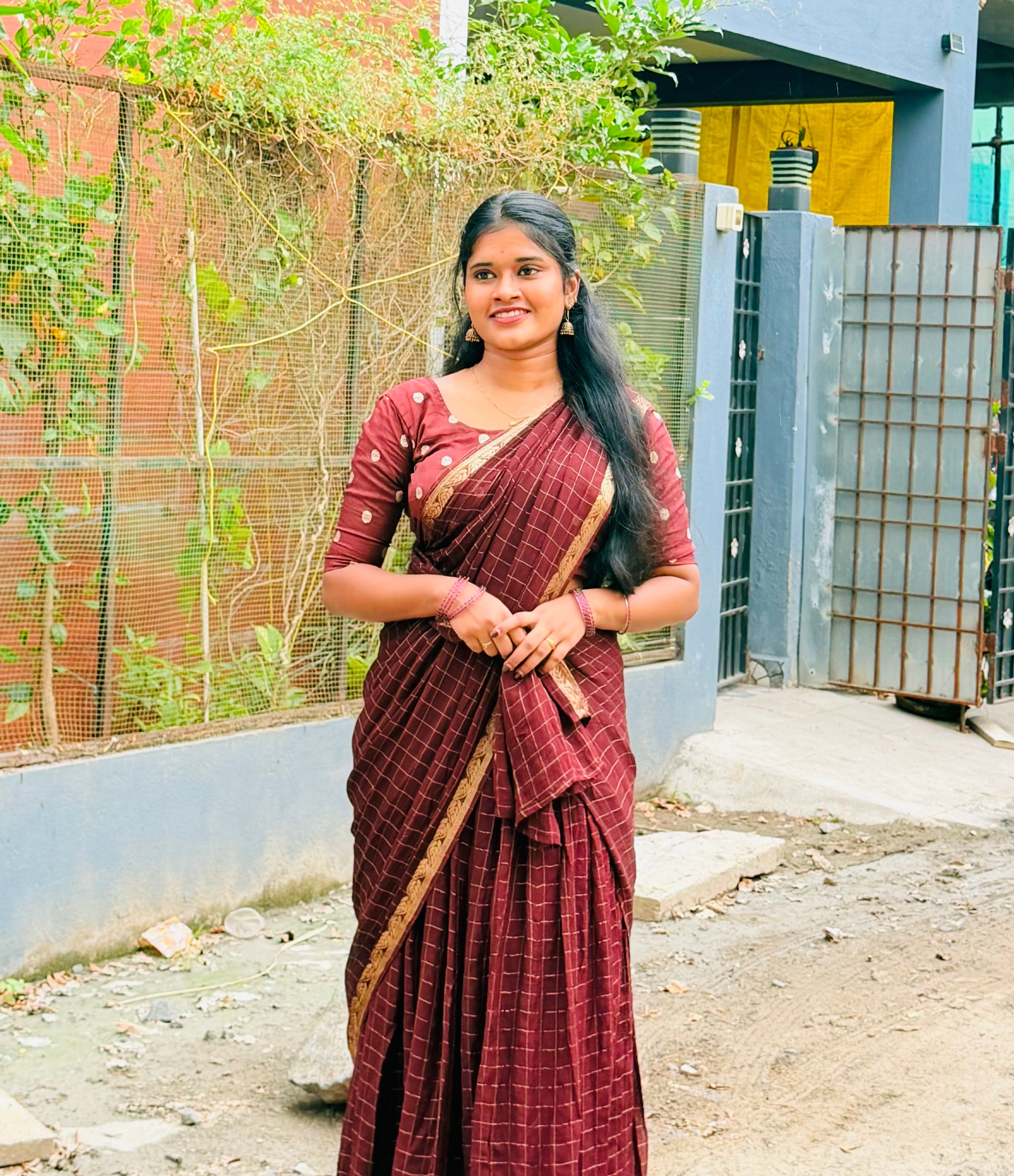 KAAVYA -VISCOSE GEORGETTE LEHENGA (FULLY STITCHED )