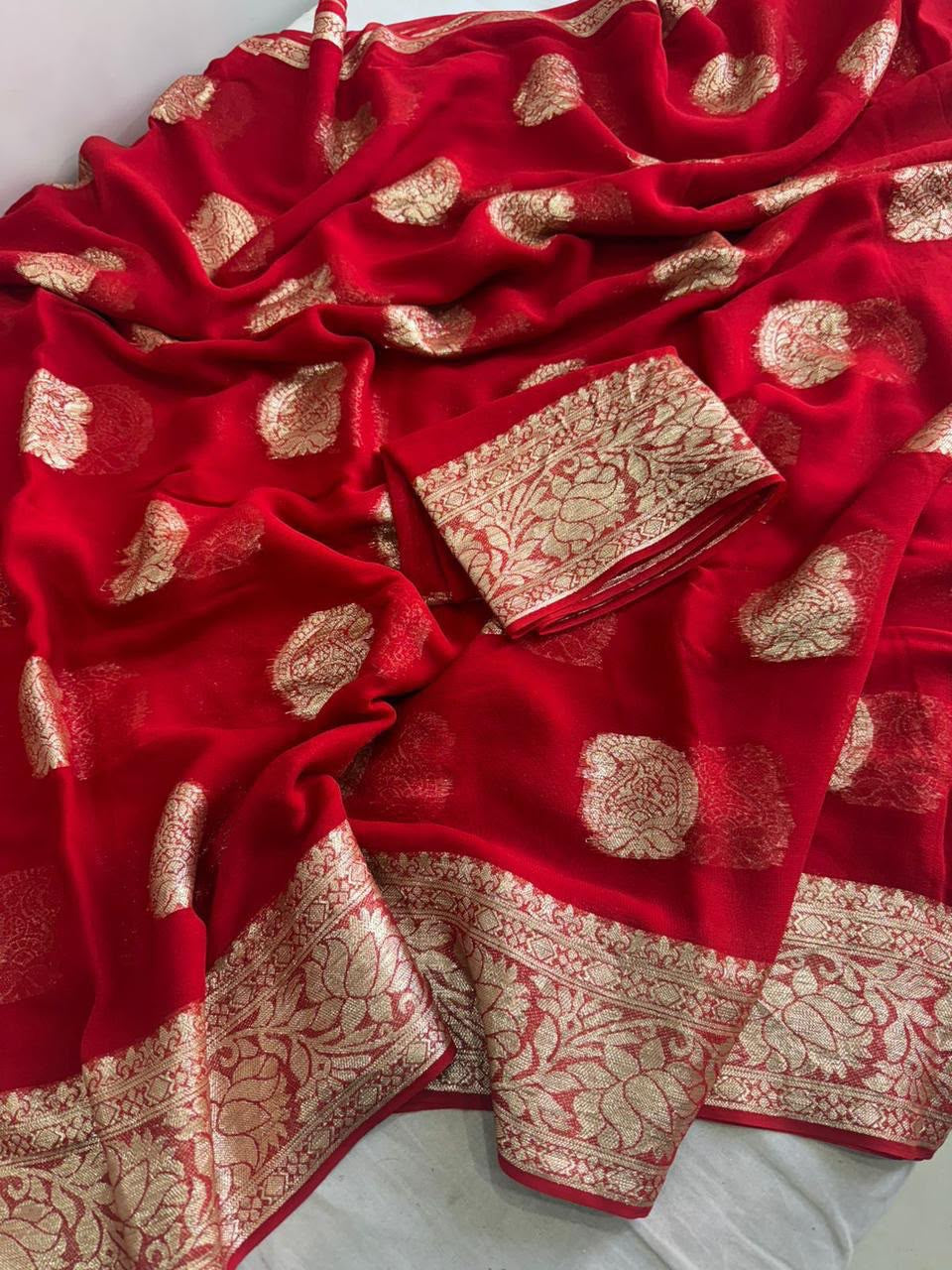 SAWANI-Viscose Georgette Saree