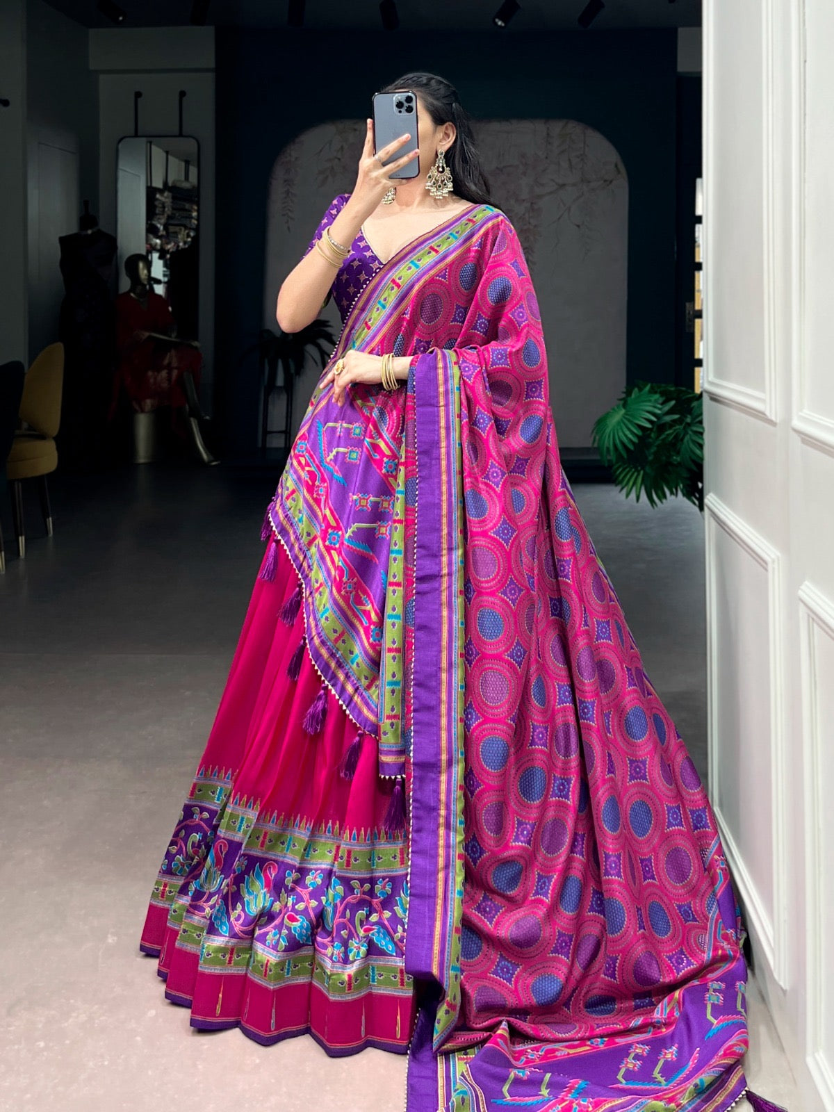MAHANITHI - TASAR LEHENGA