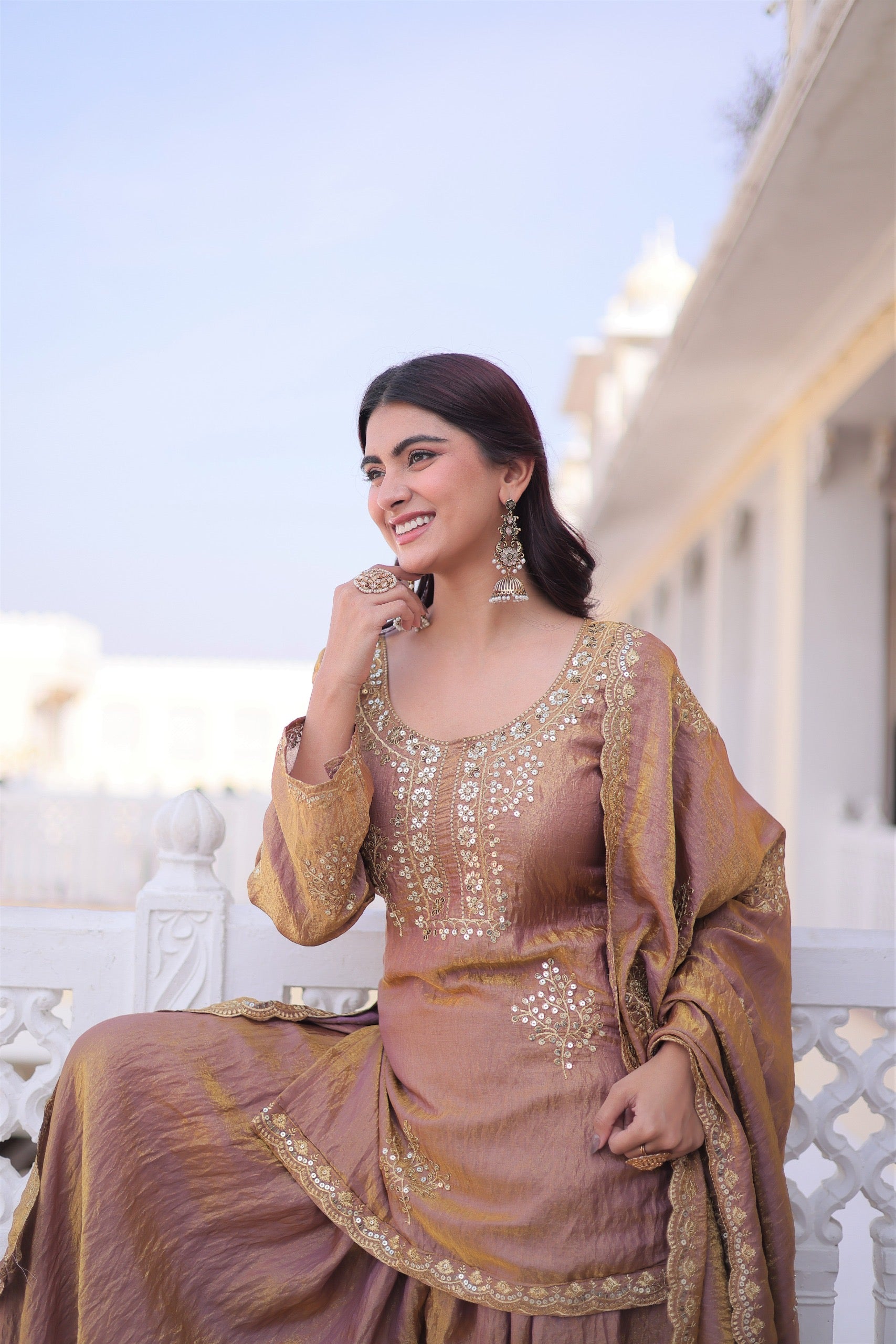SULTANA - Festive Sharara Set