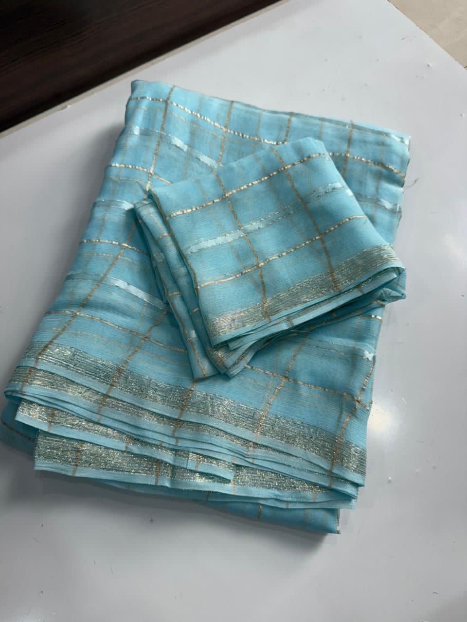 SOFIYA- ZARI CHEK - VISCOSE GEORGETTE SAREE