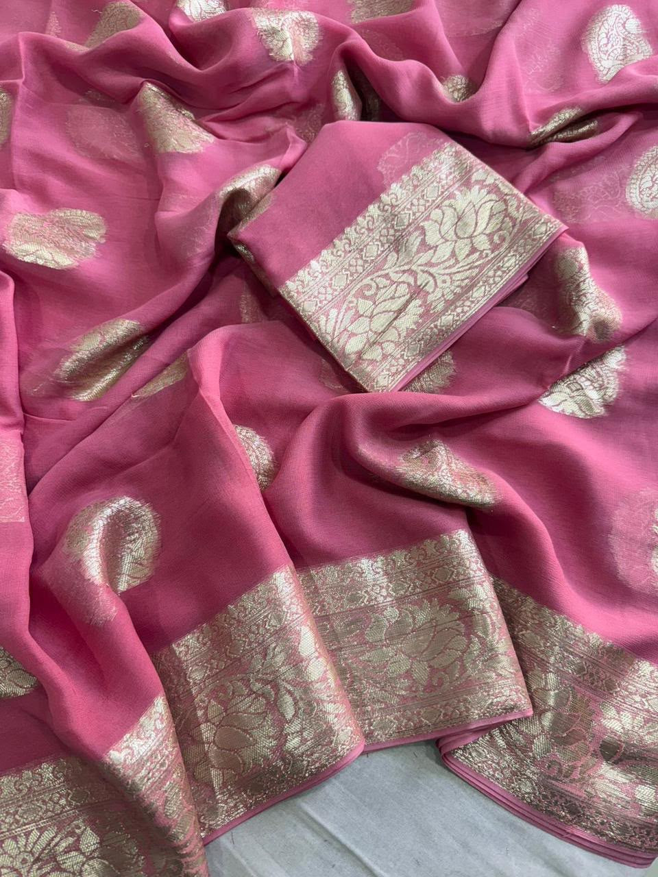 SAWANI-Viscose Georgette Saree
