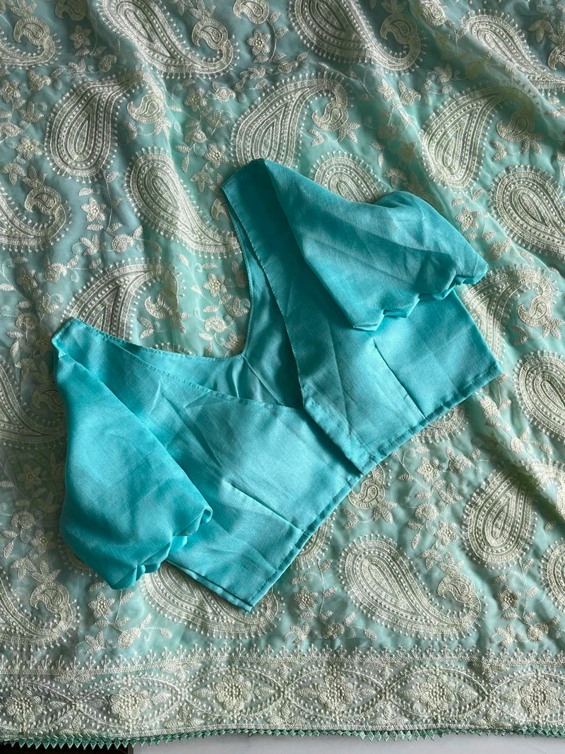 SALINA - CHIKANKARI SAREE