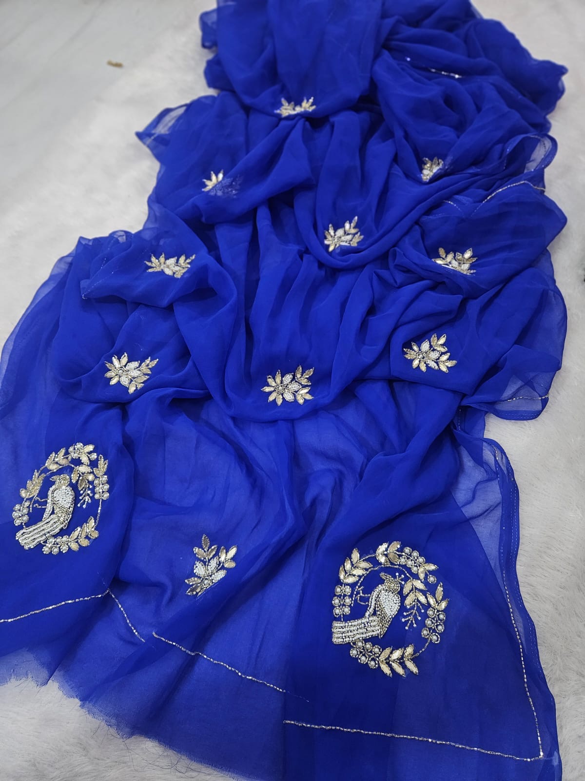 KRITVI - HANDWORK CHIFFON