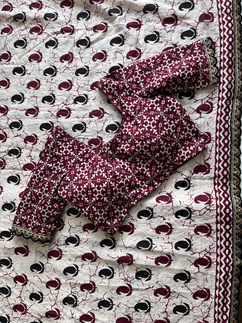 NAZANI - MULMUL- PREMIUM MUL MUL COTTON SAREE