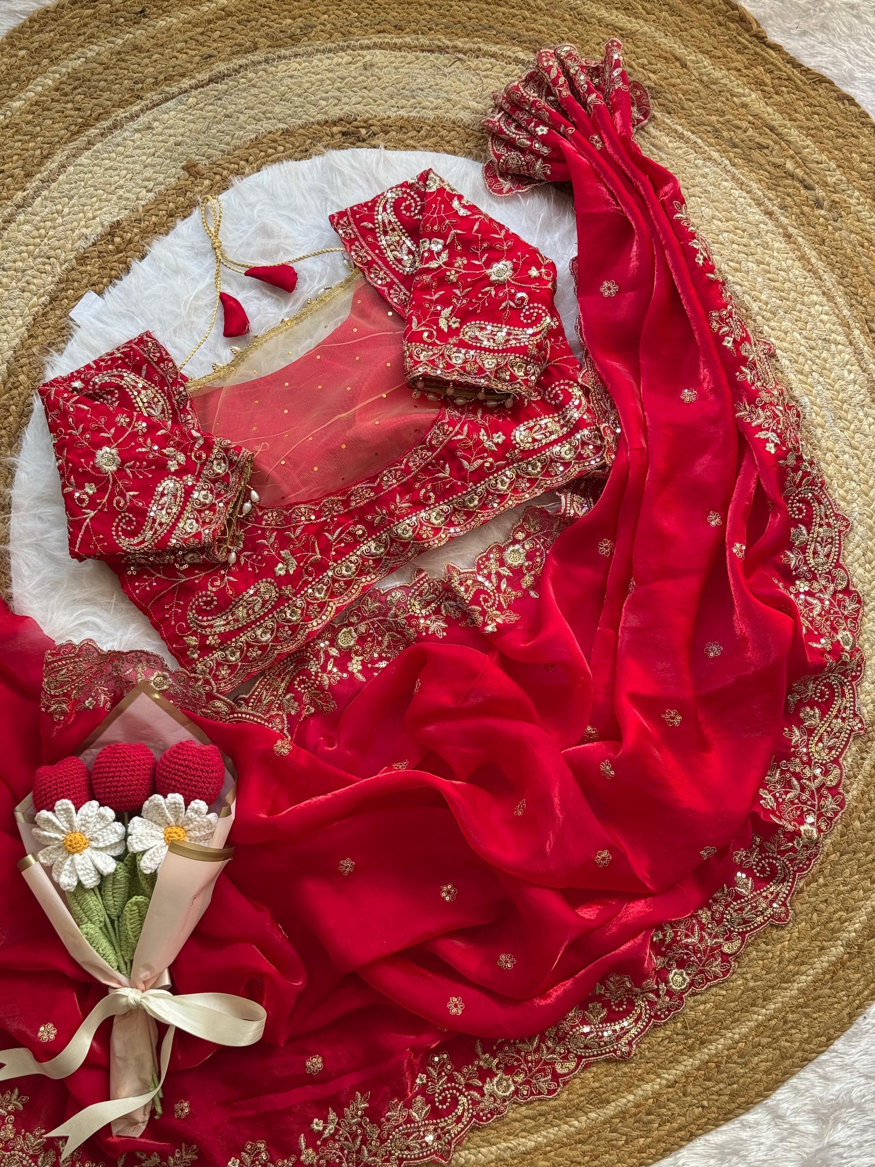 HADIYA - FANDY SATIN SAREE