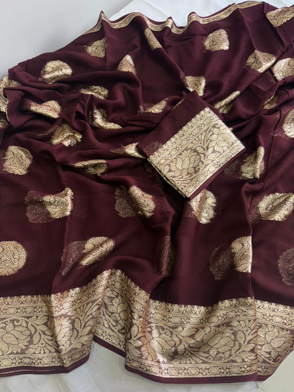 SAWANI-Viscose Georgette Saree