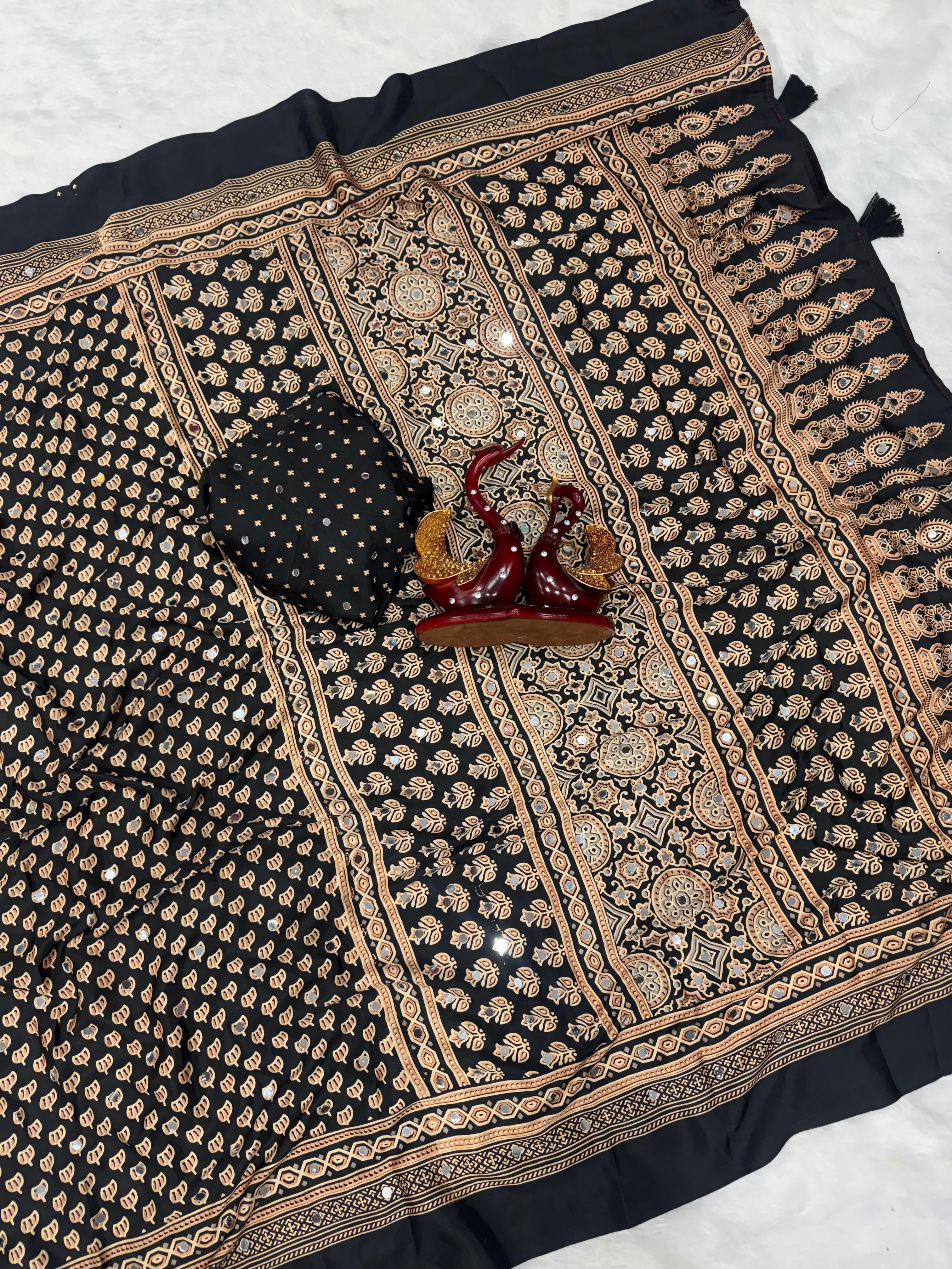 NISHA - Ajrakh Mirror Work