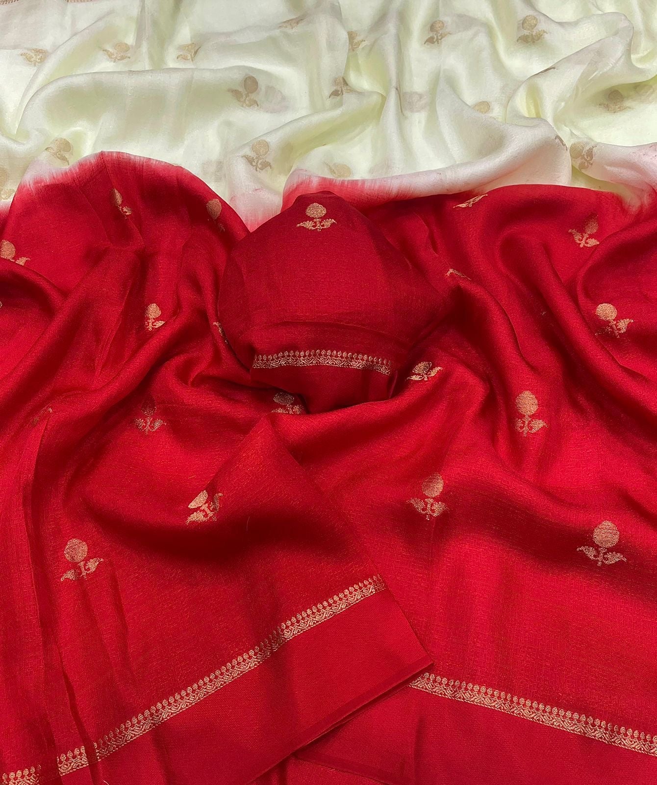 RIJUNA - VISCOSE KHADI SILK SAREE
