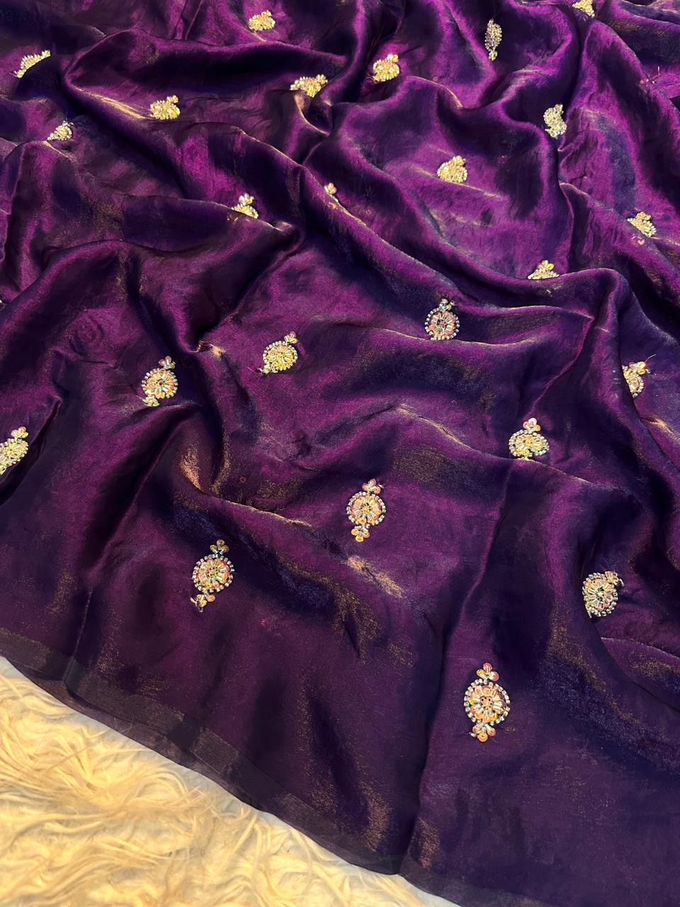 NELLIKA - FENDY SATIN SAREE