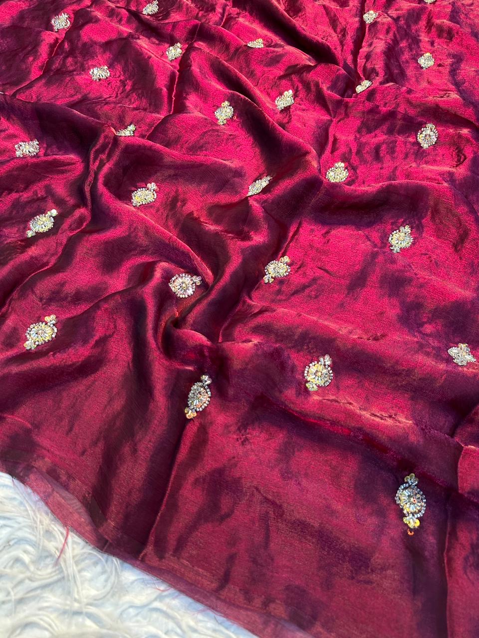 NELLIKA - FENDY SATIN SAREE
