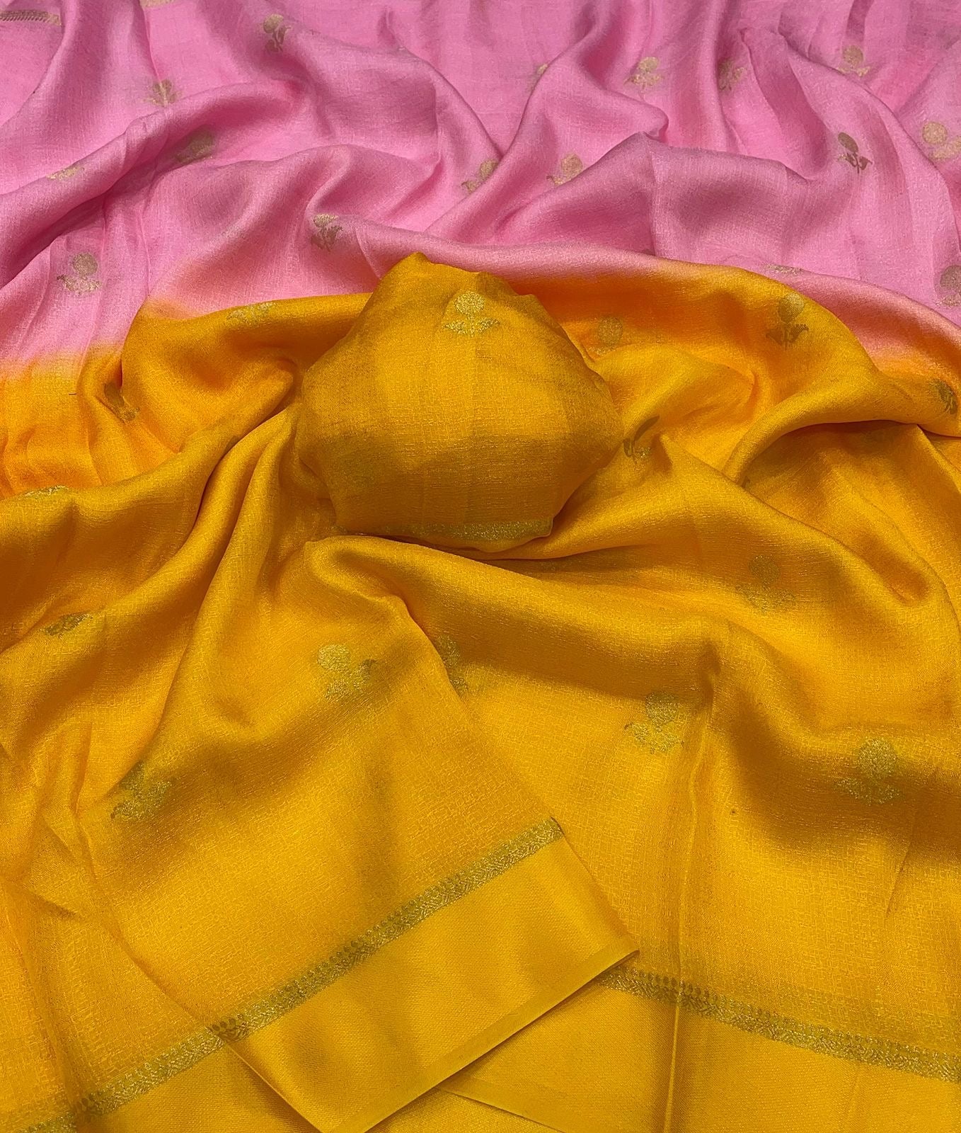 RIJUNA - VISCOSE KHADI SILK SAREE