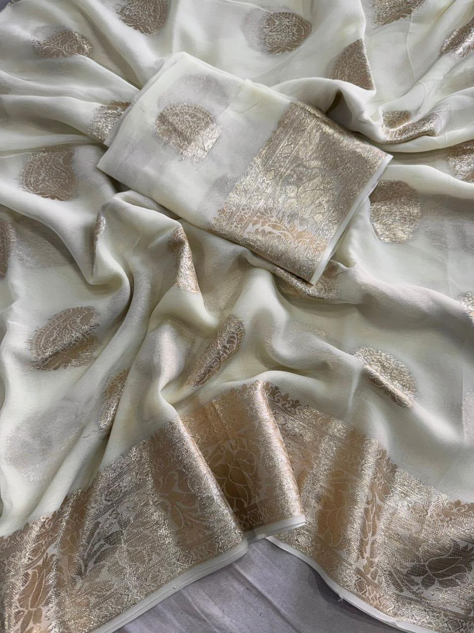SAWANI-Viscose Georgette Saree